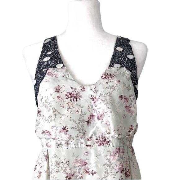 Lerario Beatriz Ditsy Floral Silk Dress Size 8 Lagenlook Summer - Picture 2 of 7